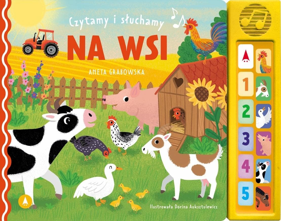 Na wsi Czytamy i słuchamy. Książka dla dzieci