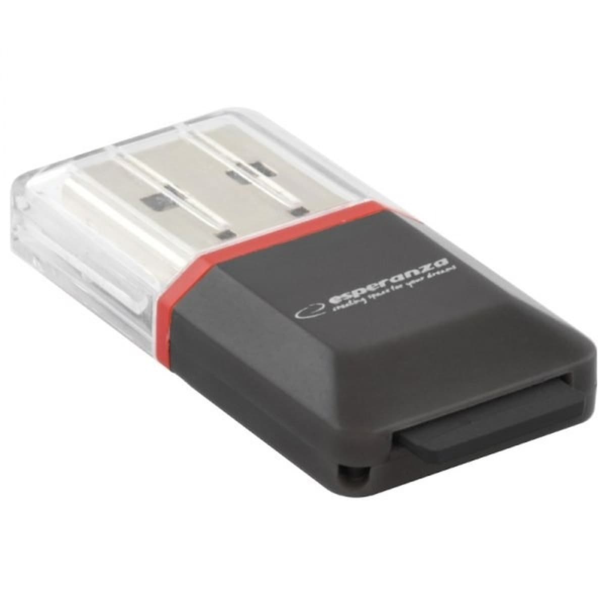 Czytnik kart pamięci Esperanza EA134K USB 2.0 MicroSD MicroSDHC