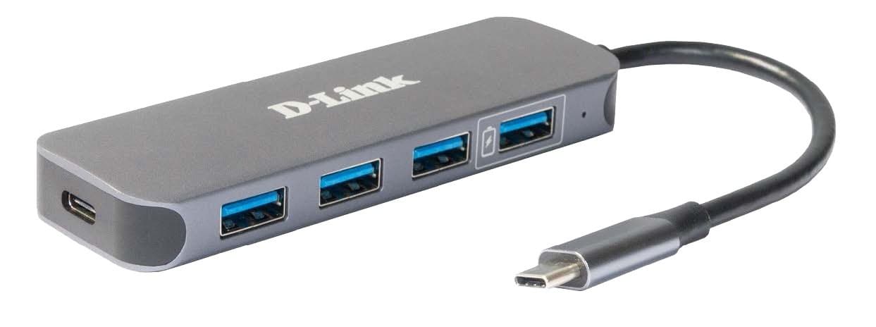 D-Link USB-C Hub 5000 Mbit/s Szary