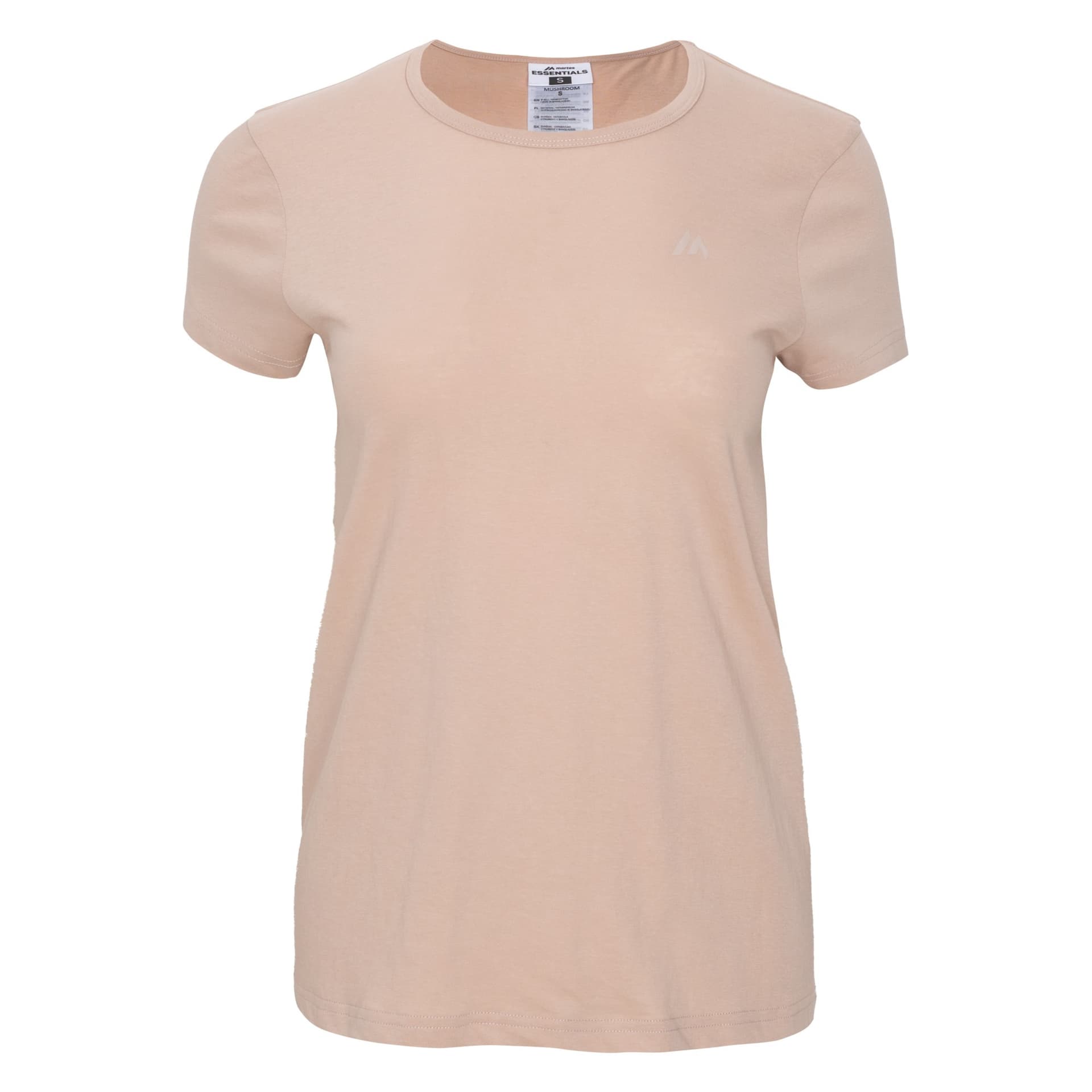 Damska koszulka Martes Essentials Lady Mando beżowo-brązowe