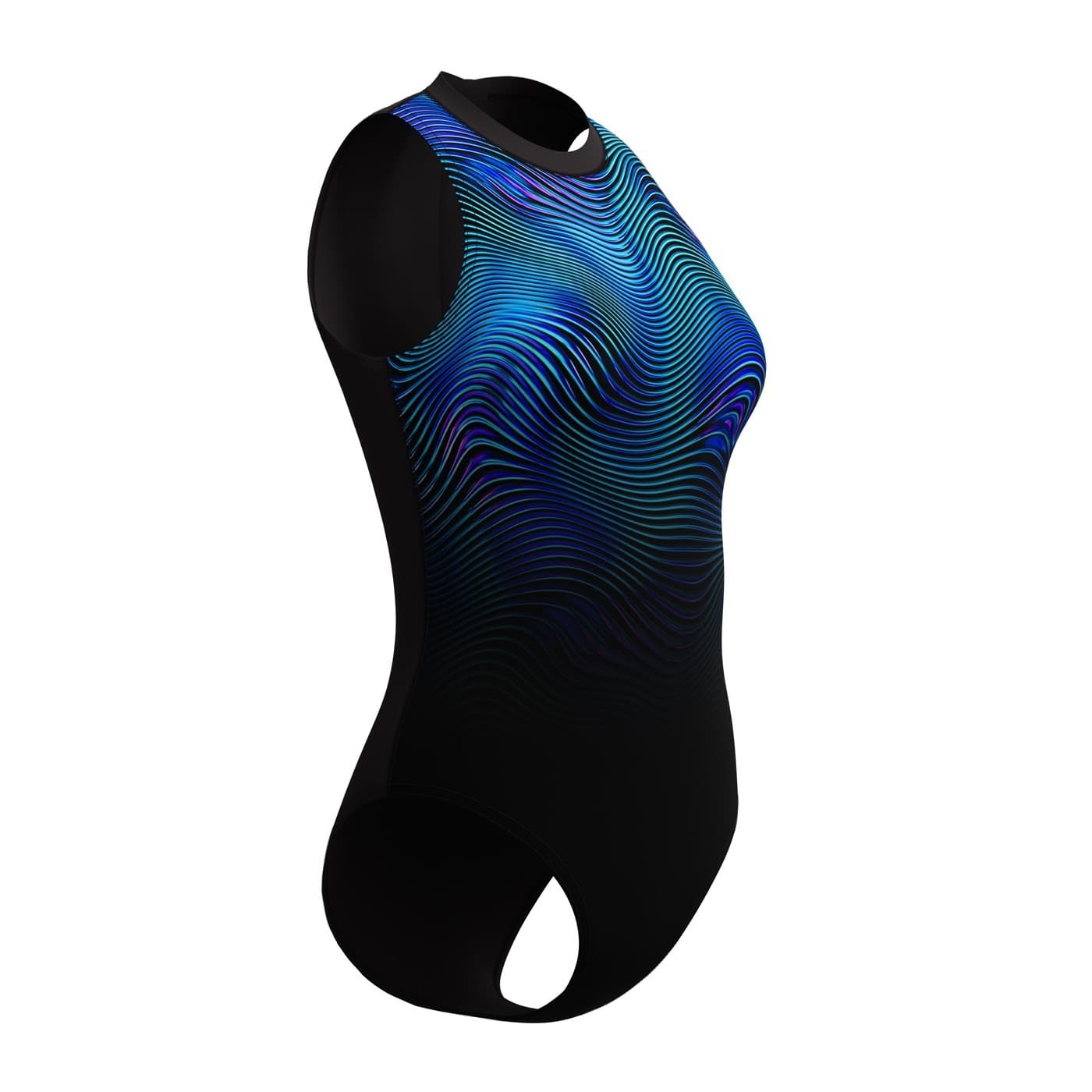 Damski Strój Kąpielowy Speedo Print Hydrasuit 1Pc czarne