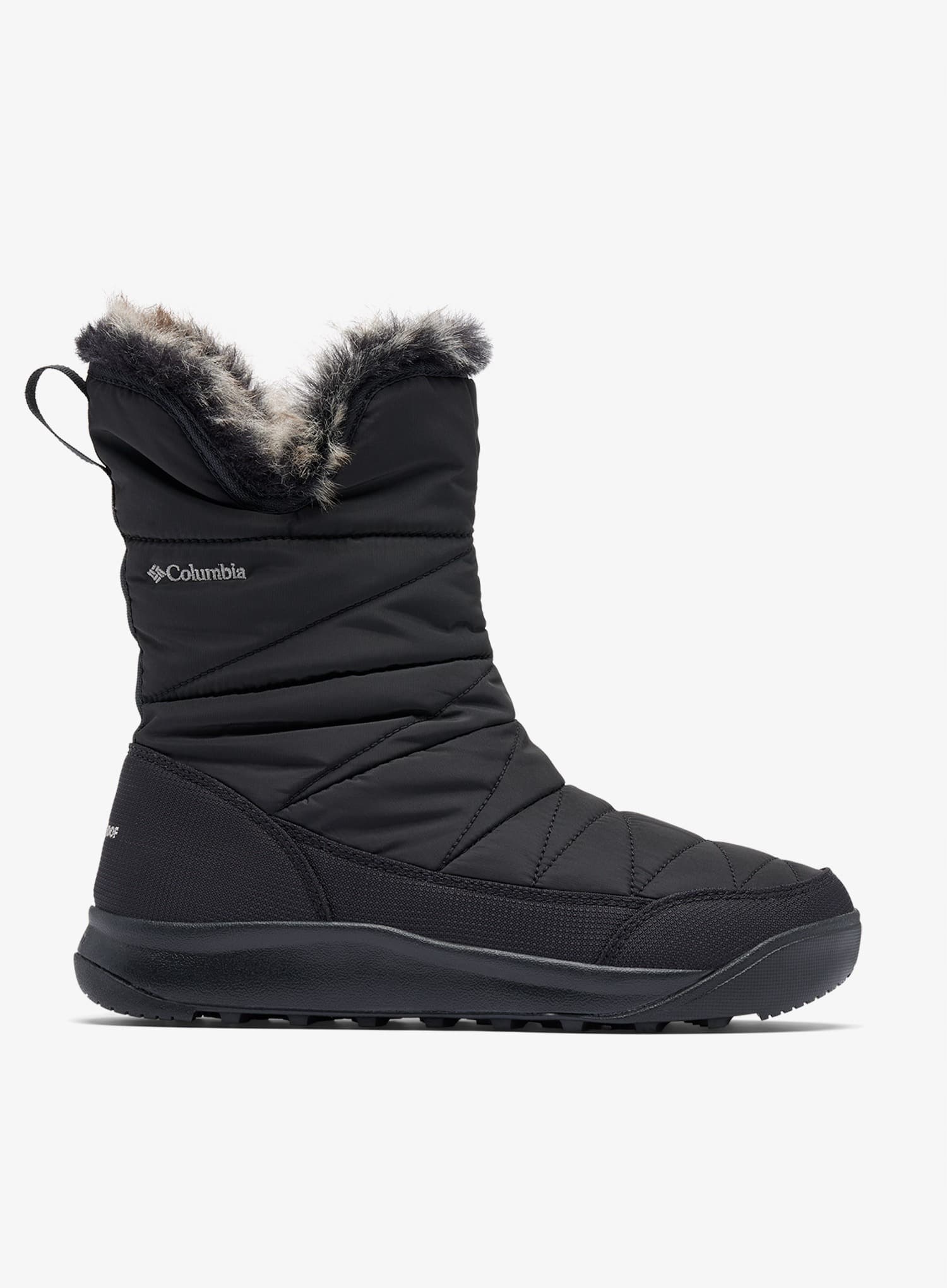 Damskie buty zimowe Columbia Minx Slip V - czarne/tytanowe