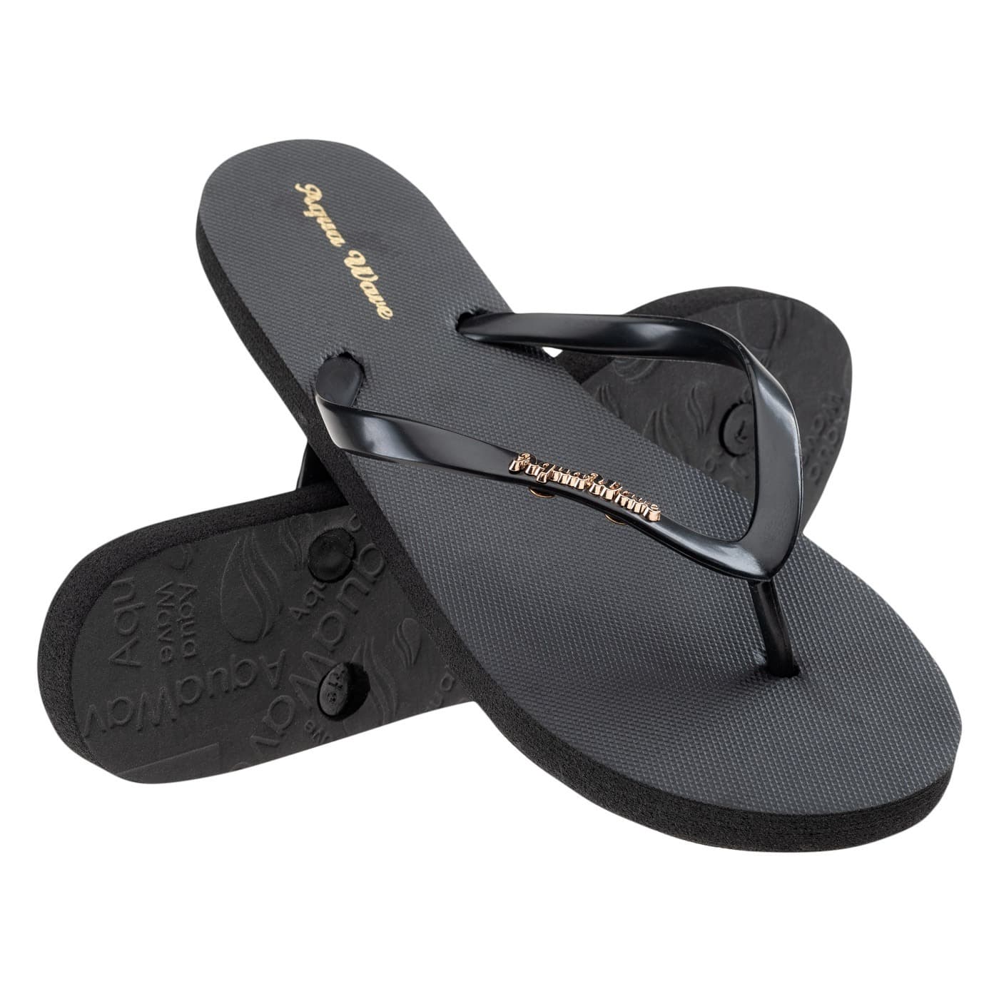 Damskie Japonki FARIAS CRYSTAL WMNS BLACK Rozmiar 39