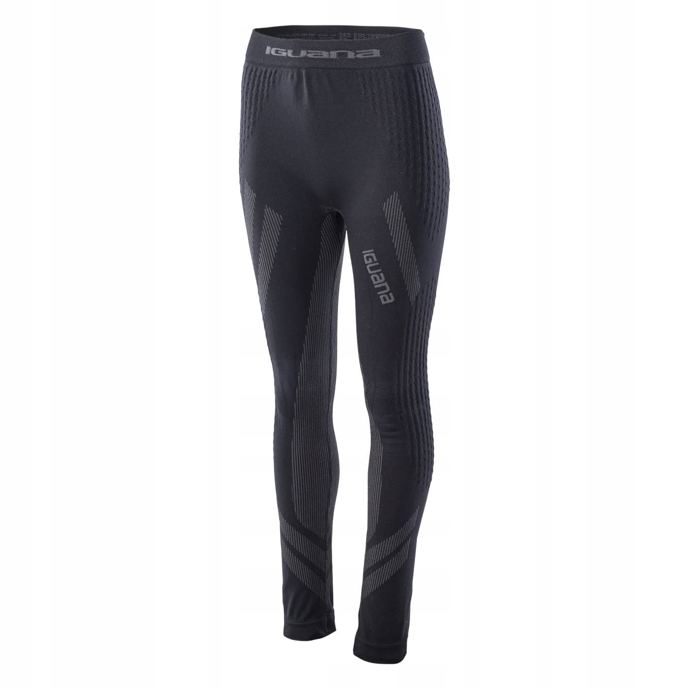 Damskie Legginsy termoaktywne Iguana Gambit W Bottom czarno-szare