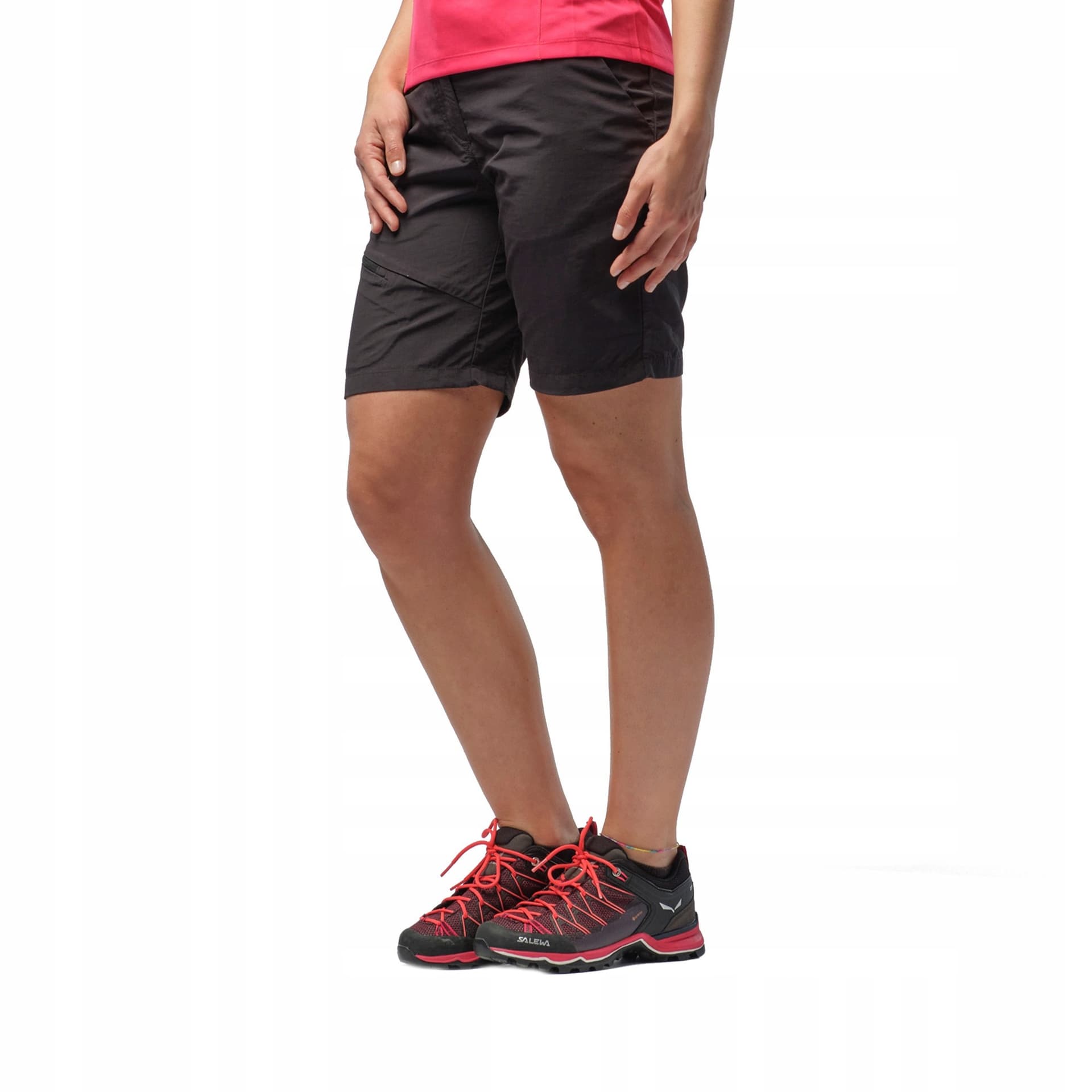 Damskie spodenki turystyczne Salewa Pedroc 2 Dst Short - black out, rozmiar S