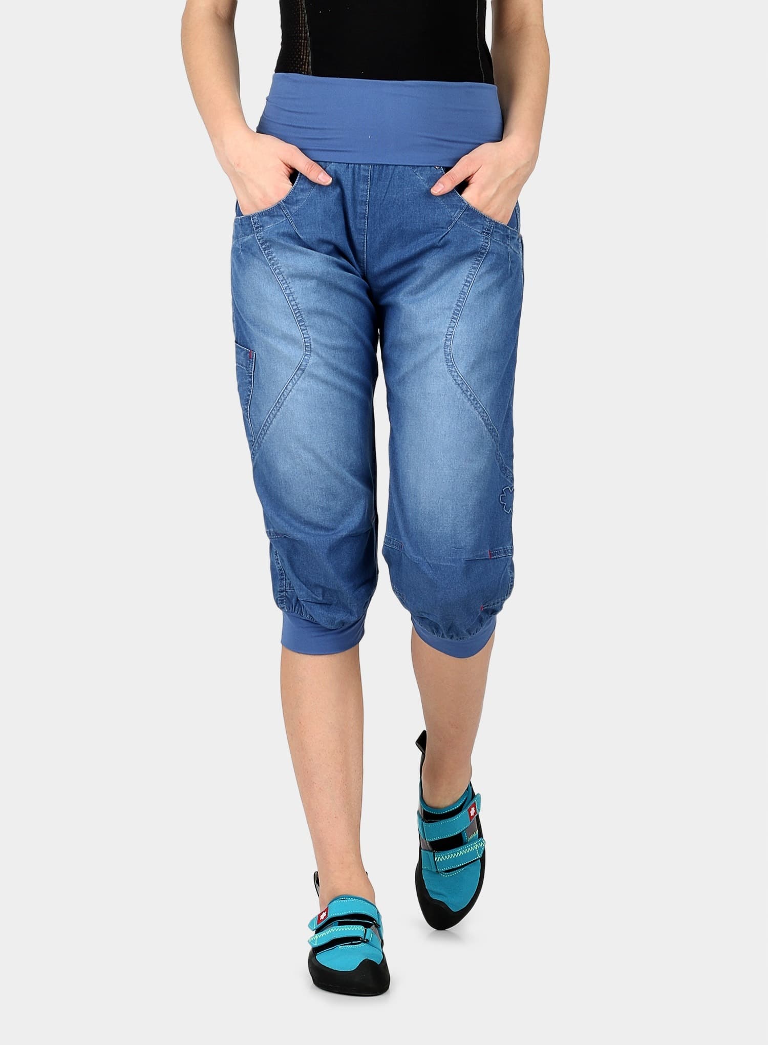 Damskie spodenki wspinaczkowe Ocun Noya Shorts - blue deep, rozmiar S