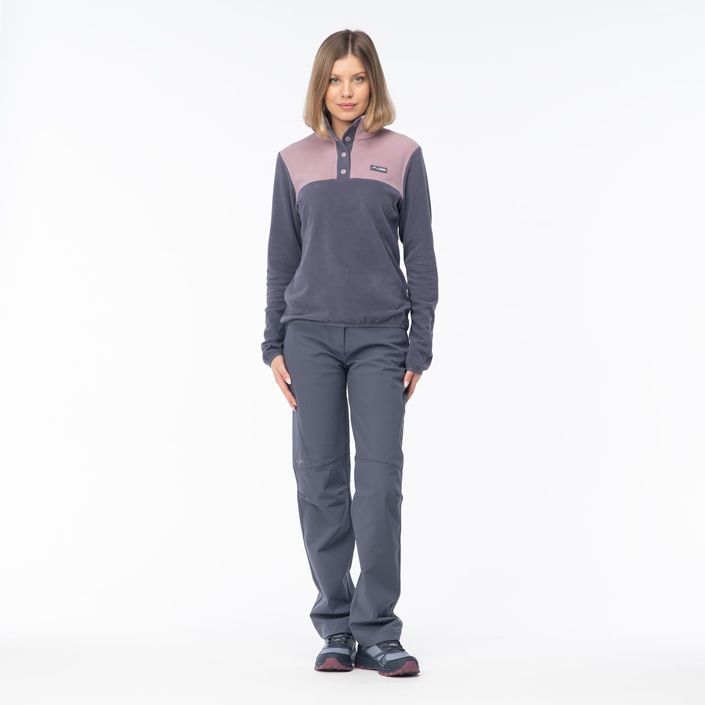 Spodnie softshell damskie Elbrus Magnus Wo'S szaro-fioletowe