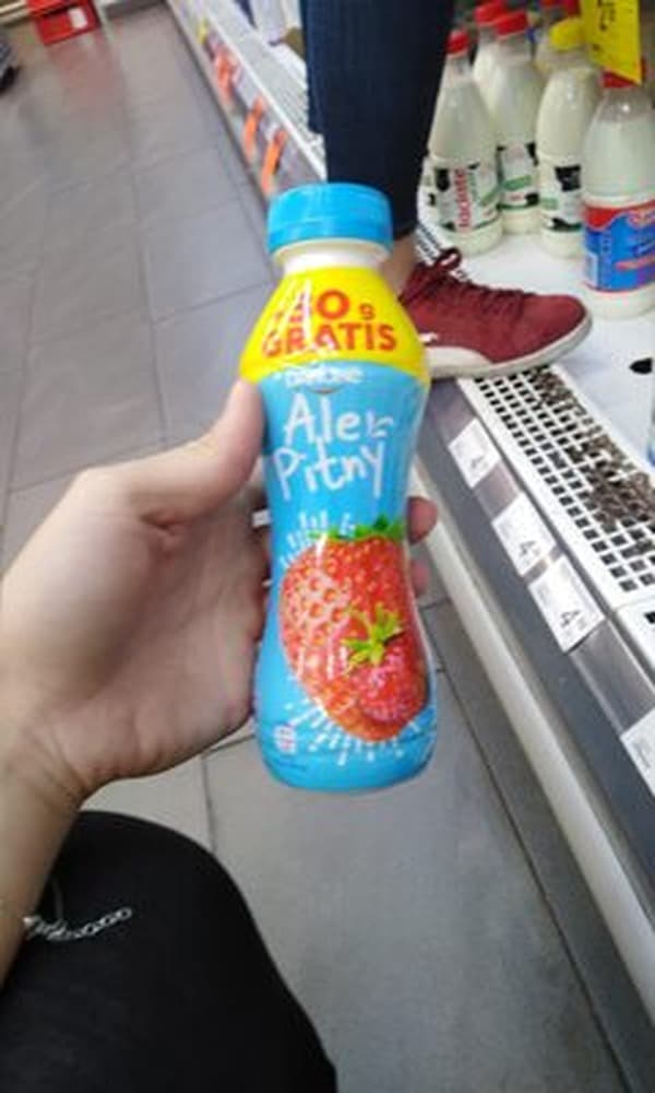 Danone Ale Pitny Truskawka-Poziomka 270g + 30g