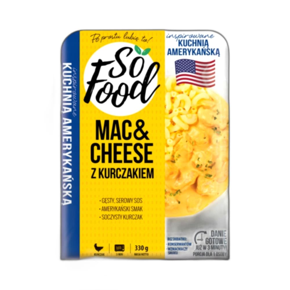 So Food Mac&Cheese z kurczakiem 330g