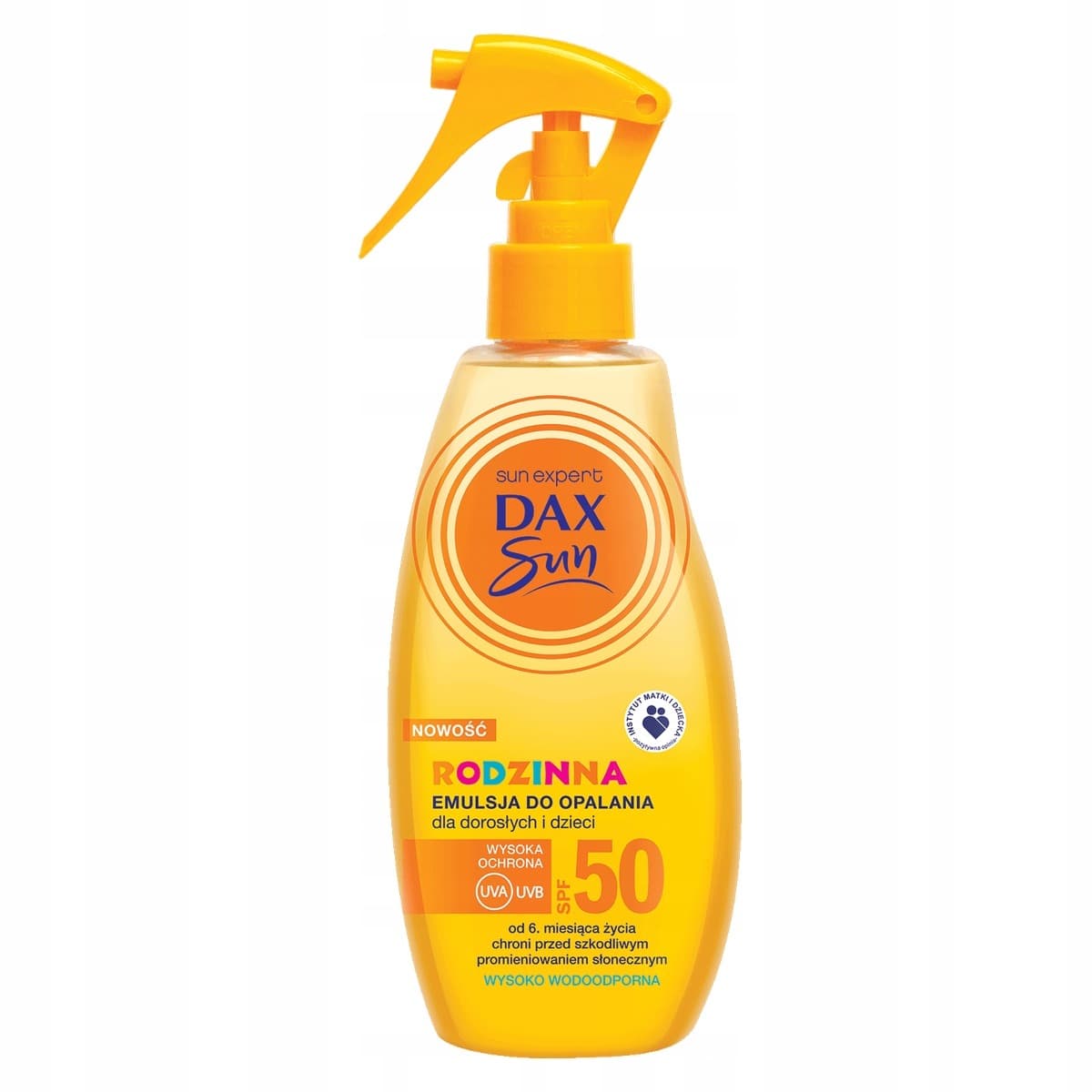 DAX SUN SPF50 Emulsja do Opalania dla Dzieci i Dorosłych 200ml