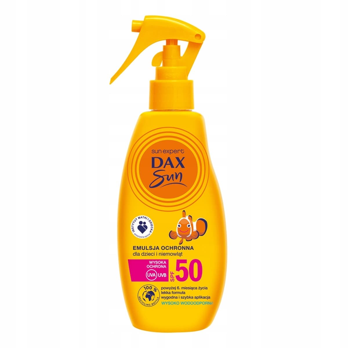 DAX SUN SPF50 Emulsja Ochronna dla Dzieci 200ml