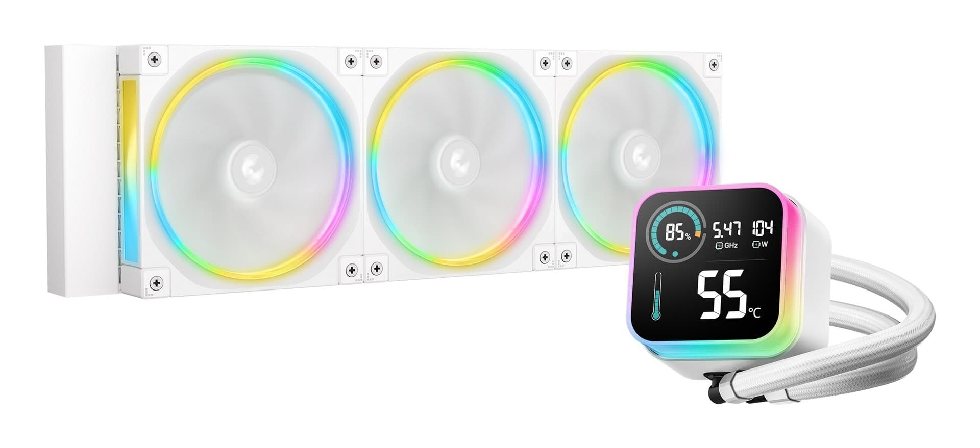 Deepcool LQ360 ULTRA ARGB WH - Chłodzenie cieczą CPU Intel/AMD