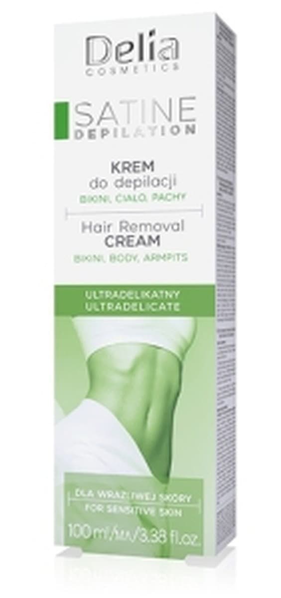 Delia Krem do depilacji Satine do skóry wrażliwej 100 ml