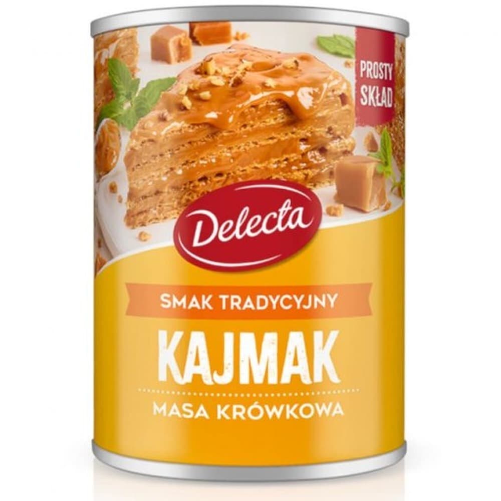 Kajmak Masa krówkowa o smaku orzechowym 400g Delecta