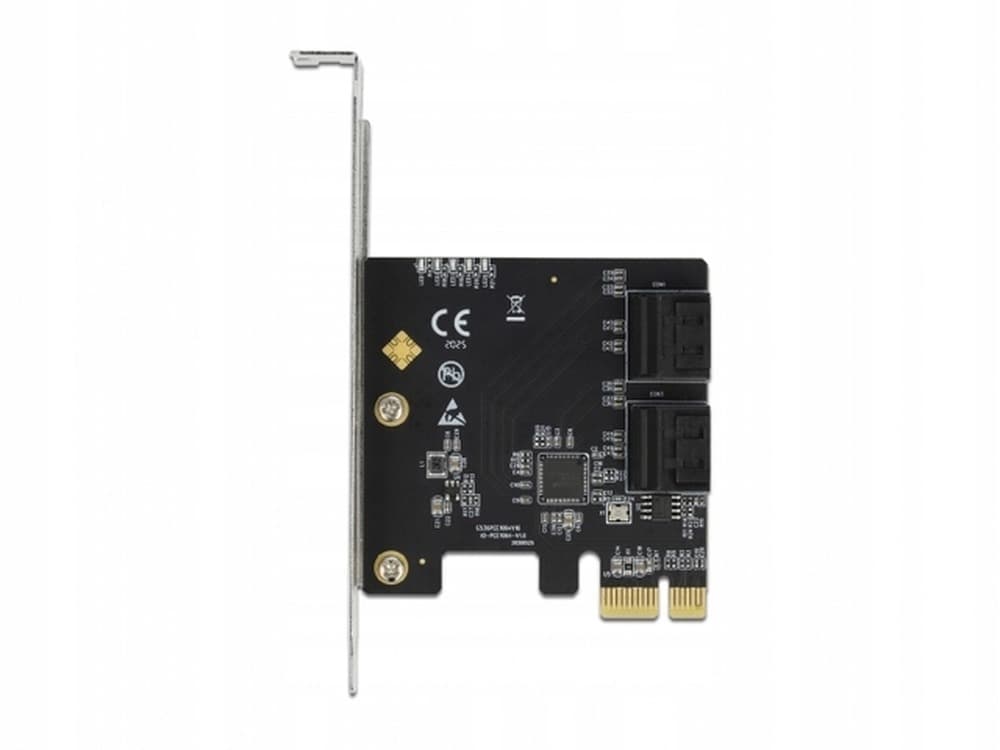 DELOCK 4 Port SATA PCI Express x1 Karta Low Profile