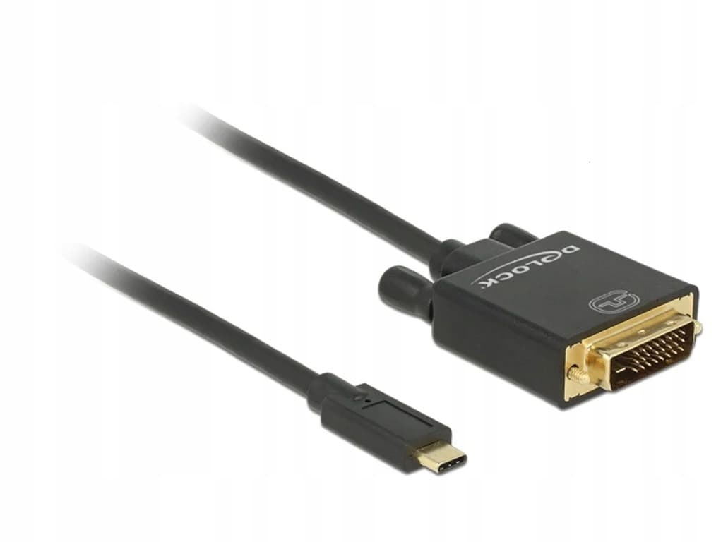 DELOCK Kabel USB Typ C - DVI(24+1) 4K 30 Hz 2,0m czarny