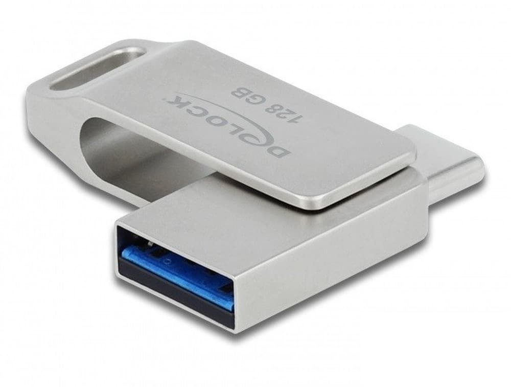 Delock USB 3.2 Gen 1 Pamięć USB-C + Typ-A 128 GB - Metalowa Obudowa