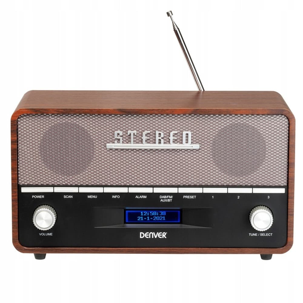 Denver DAB-36 Osobisty radio cyfrowe DAB+ FM czarny