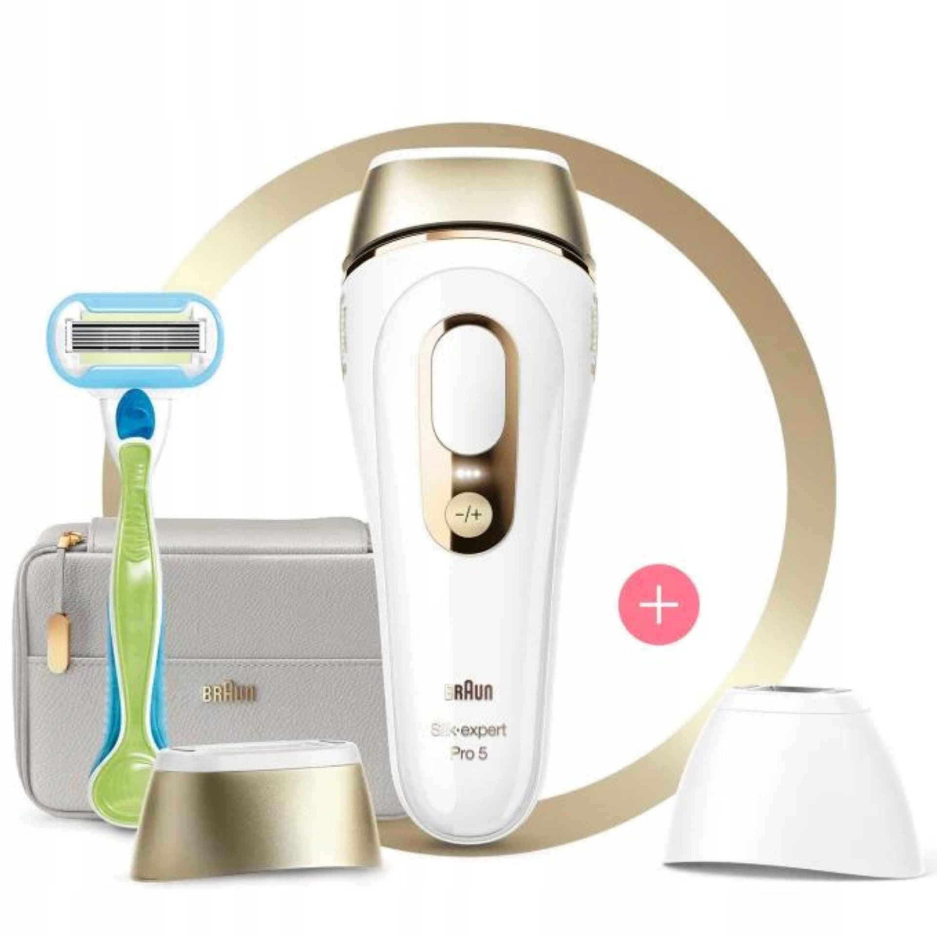 Depilator IPL BRAUN Silk-expert Pro 5 PL5243 - Biały/Złoty