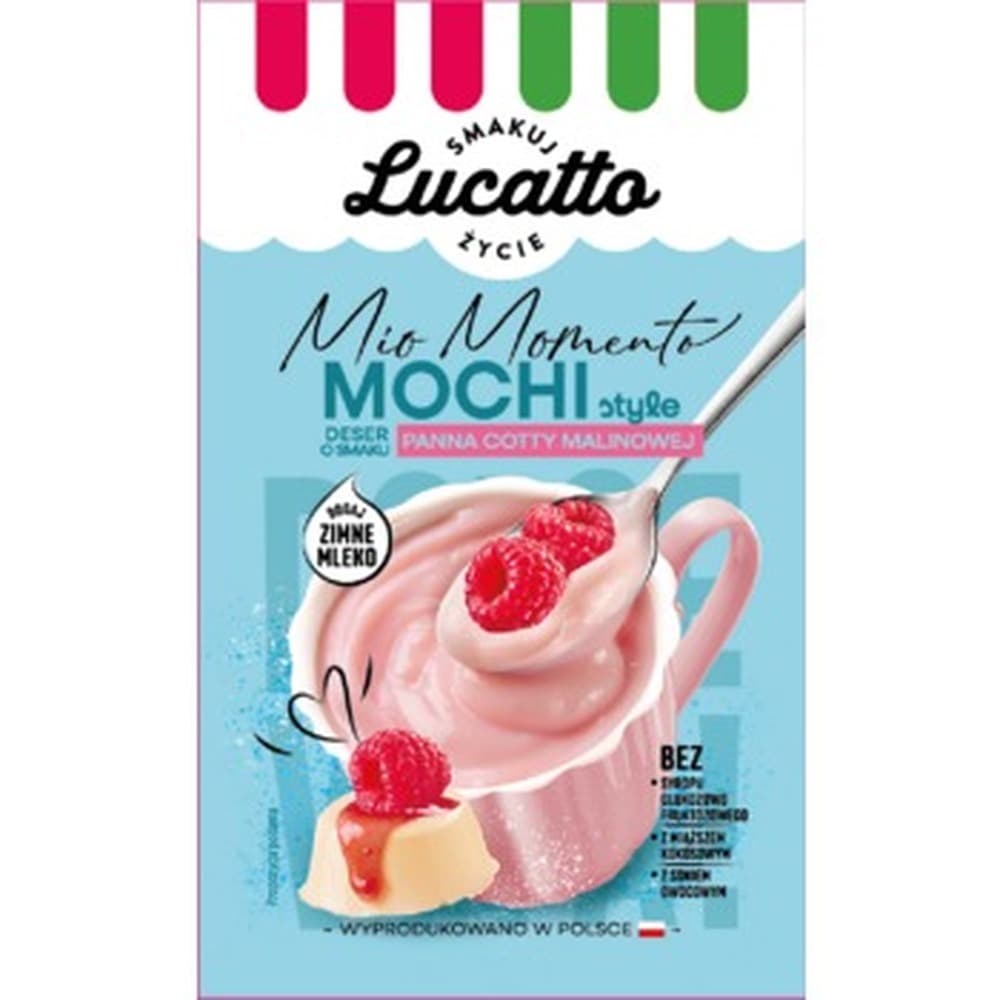 Deser Panna Cotta Malinowa w Proszku 30g