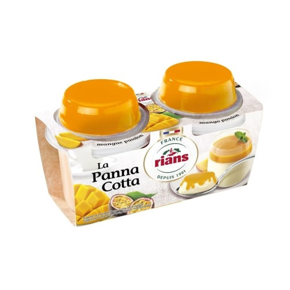 Panna Cotta Rians z mango i marakują 2x120g
