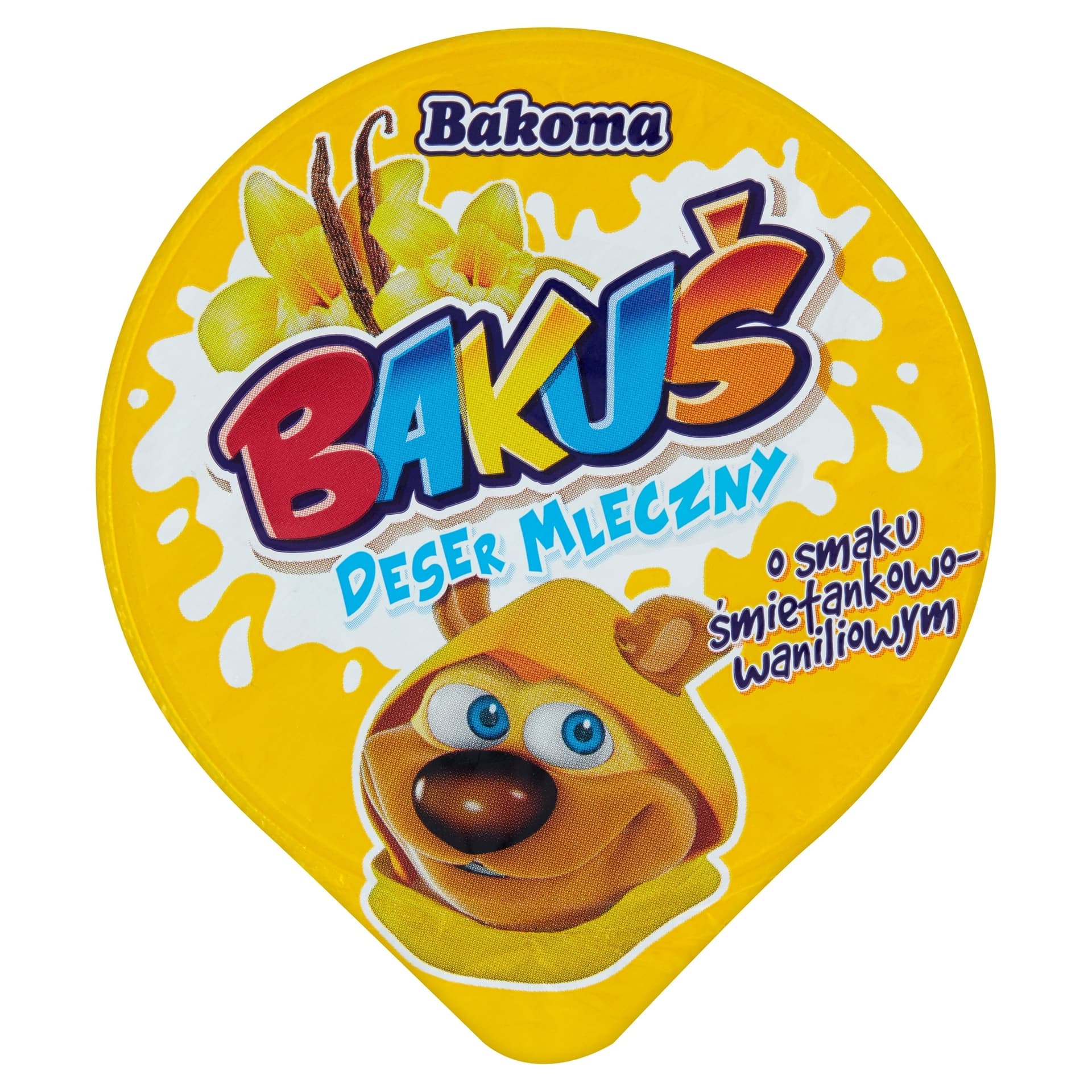 Deser mleczny Bakuś o smaku śmietankowo-waniliowym 100g