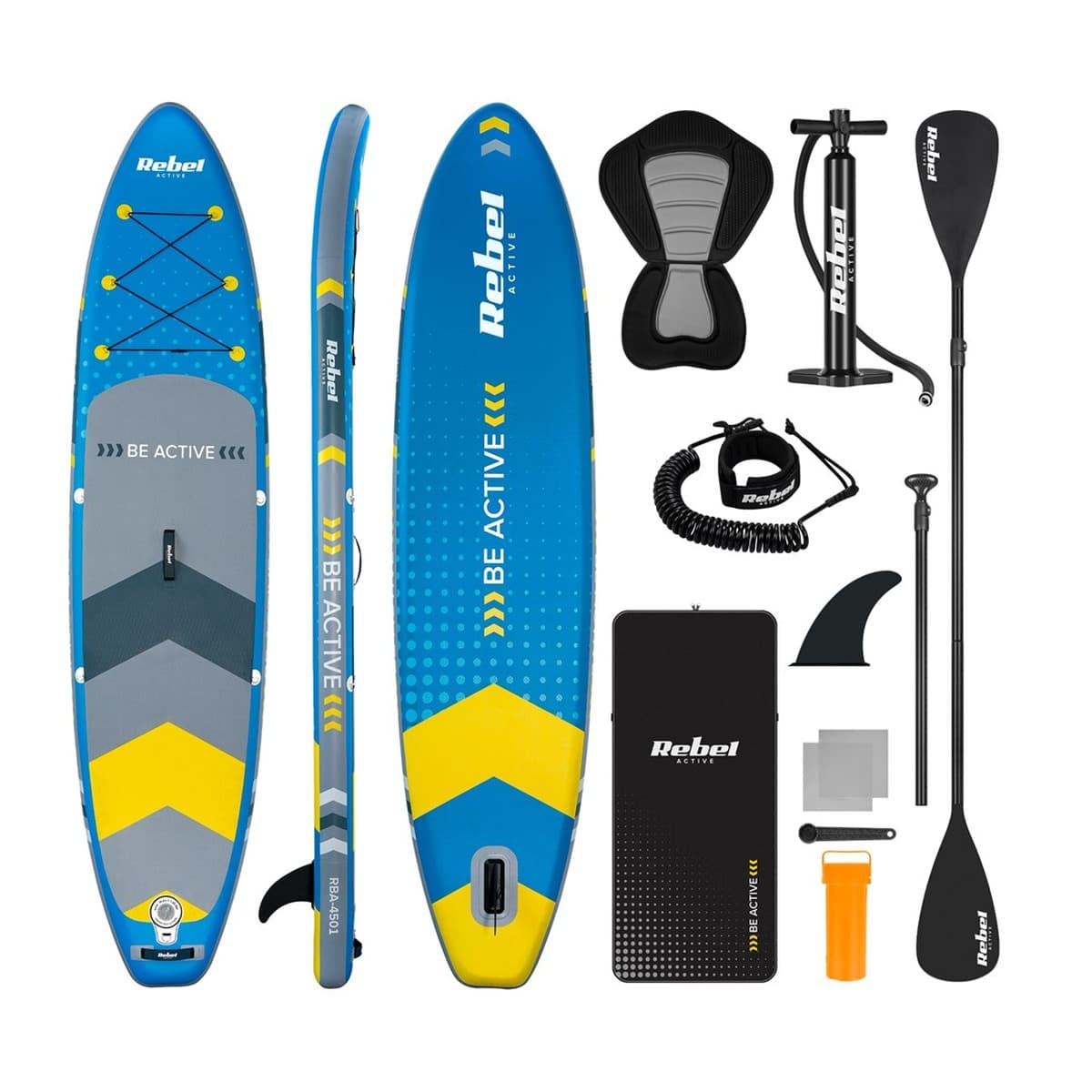 Deska SUP Rebel Active - niebieska