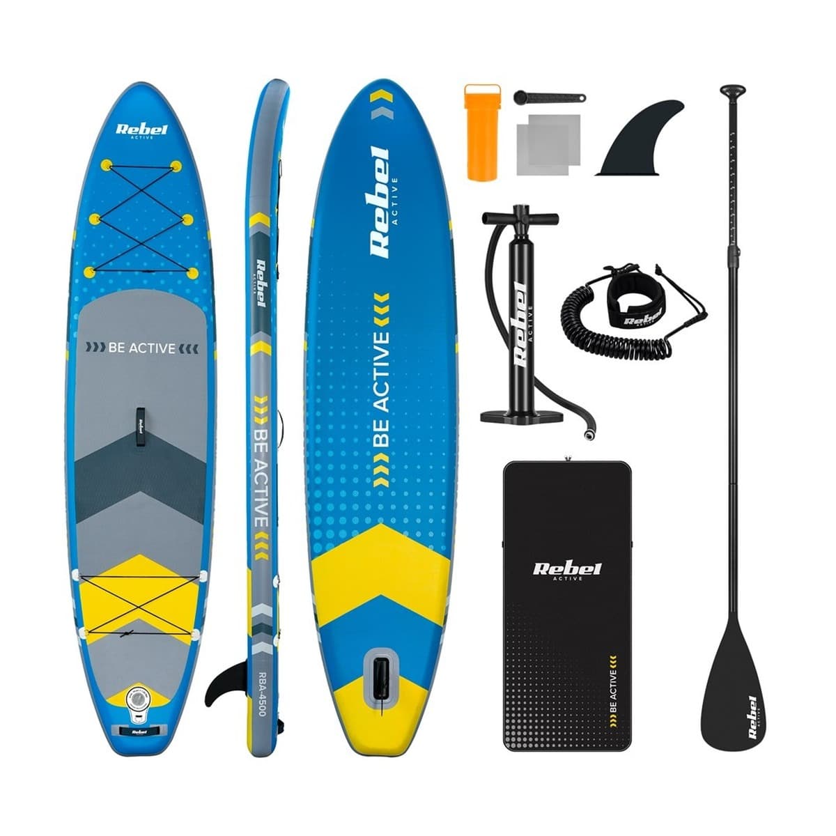 Deska SUP Rebel Active RBA4500 niebieska