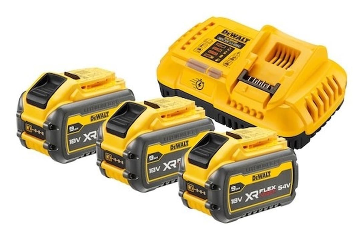 DeWALT DCB118X3-QW Zestaw: bateria i ładowarka do elektronarzędzi