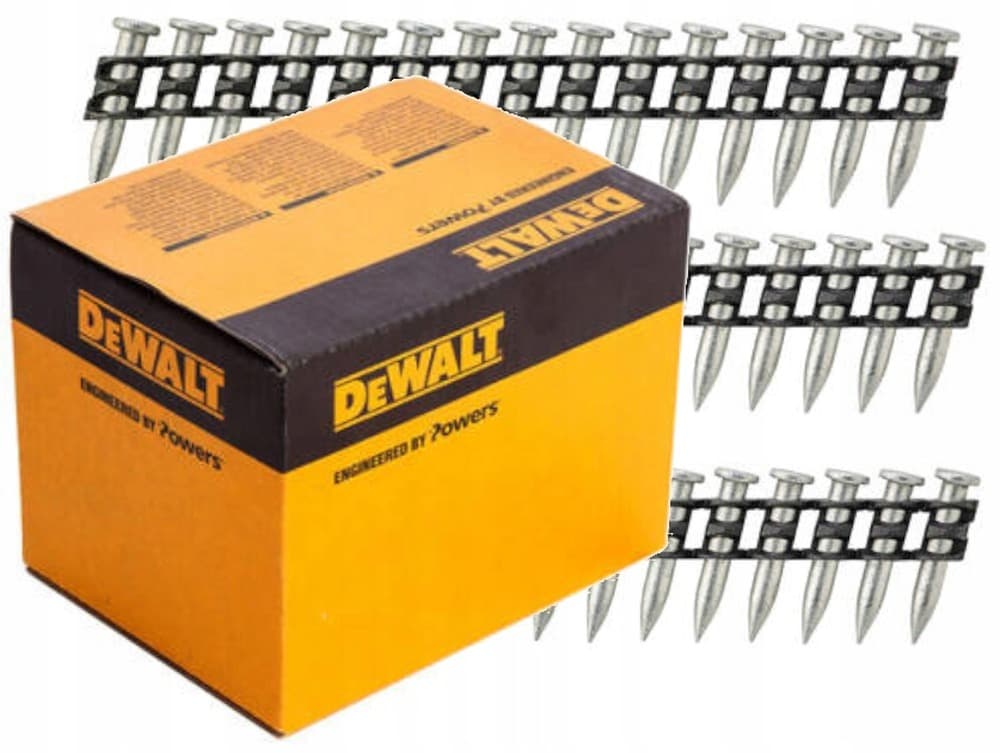 DeWALT DCN8902025 Zestaw obejm, śrub i gwoździ do gwoździarek/zszywaczy DCN890N-XJ; DCN890P2-QW