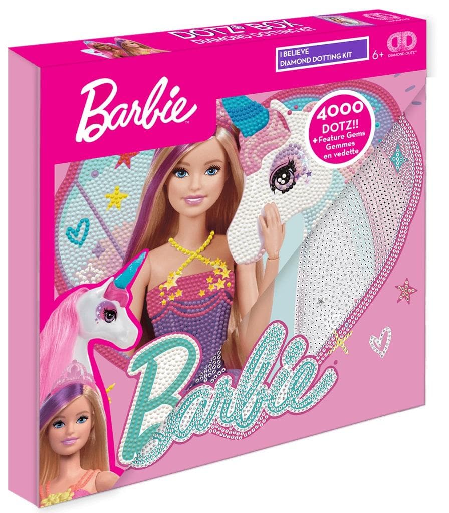 Diamond Dotz - Zestaw do haftu diamentowego Barbie Box