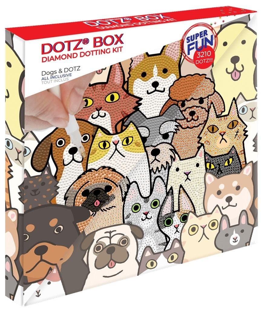 Diamond Dotz - Zestaw do haftu diamentowego Pieski Box