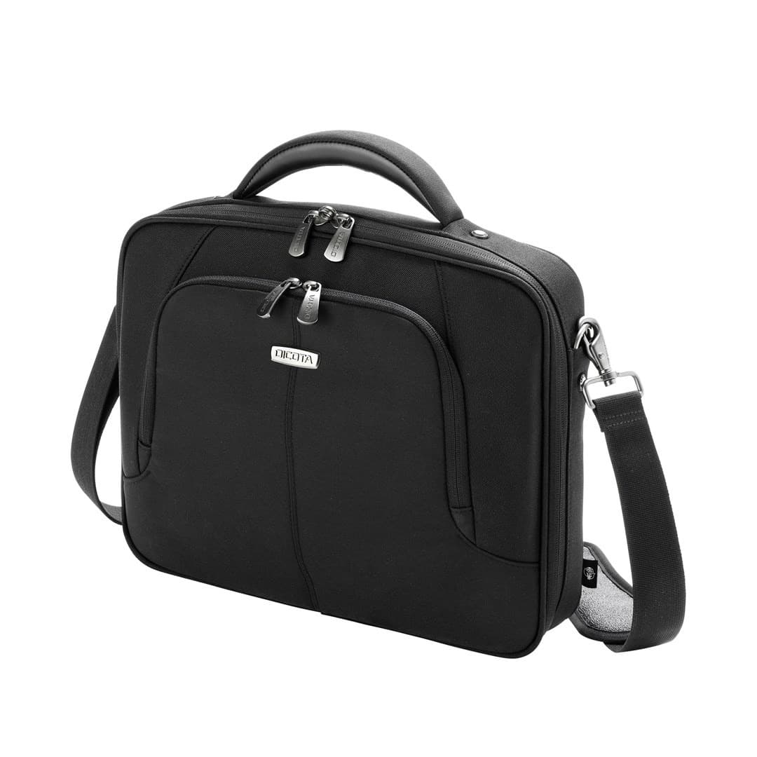 DICOTA Eco Multi COMPACT 14-15.6" Czarna aktówka biznesowa