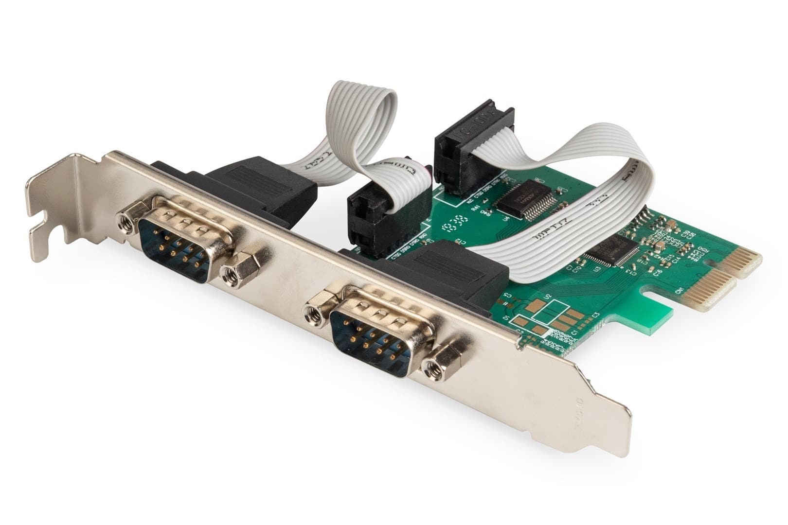 DIGITUS KONTROLER RS232 PCI EXPRESS 2xDB9L - karta rozszerzeń