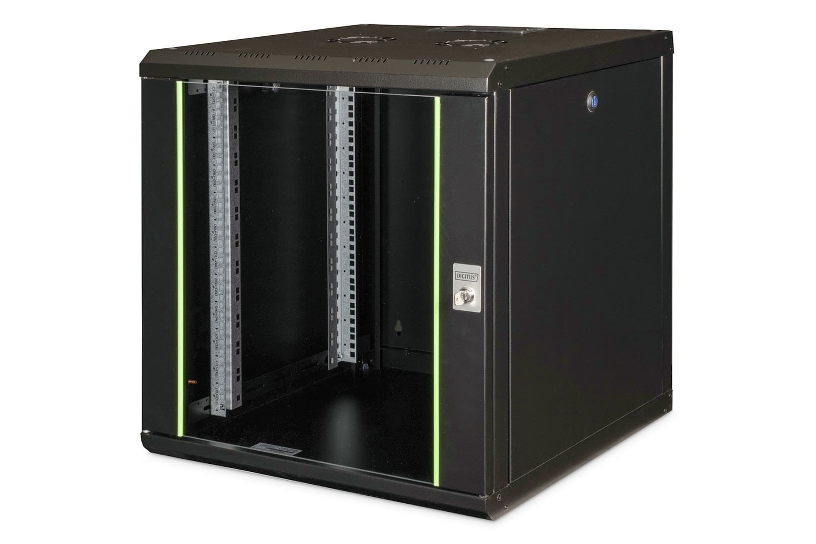 Szafa sieciowa wisząca 19 cali 12U rack 600x600 mm czarna Digitus Unique