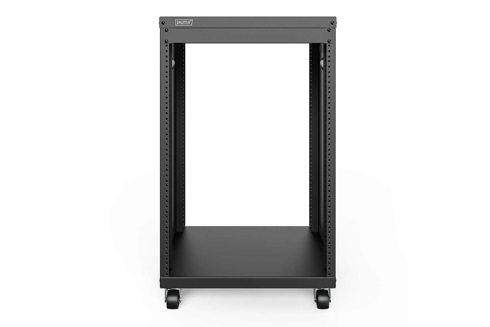 Digitus Uniwersalna szafa serwerowa 19" 16U z kółkami, czarna