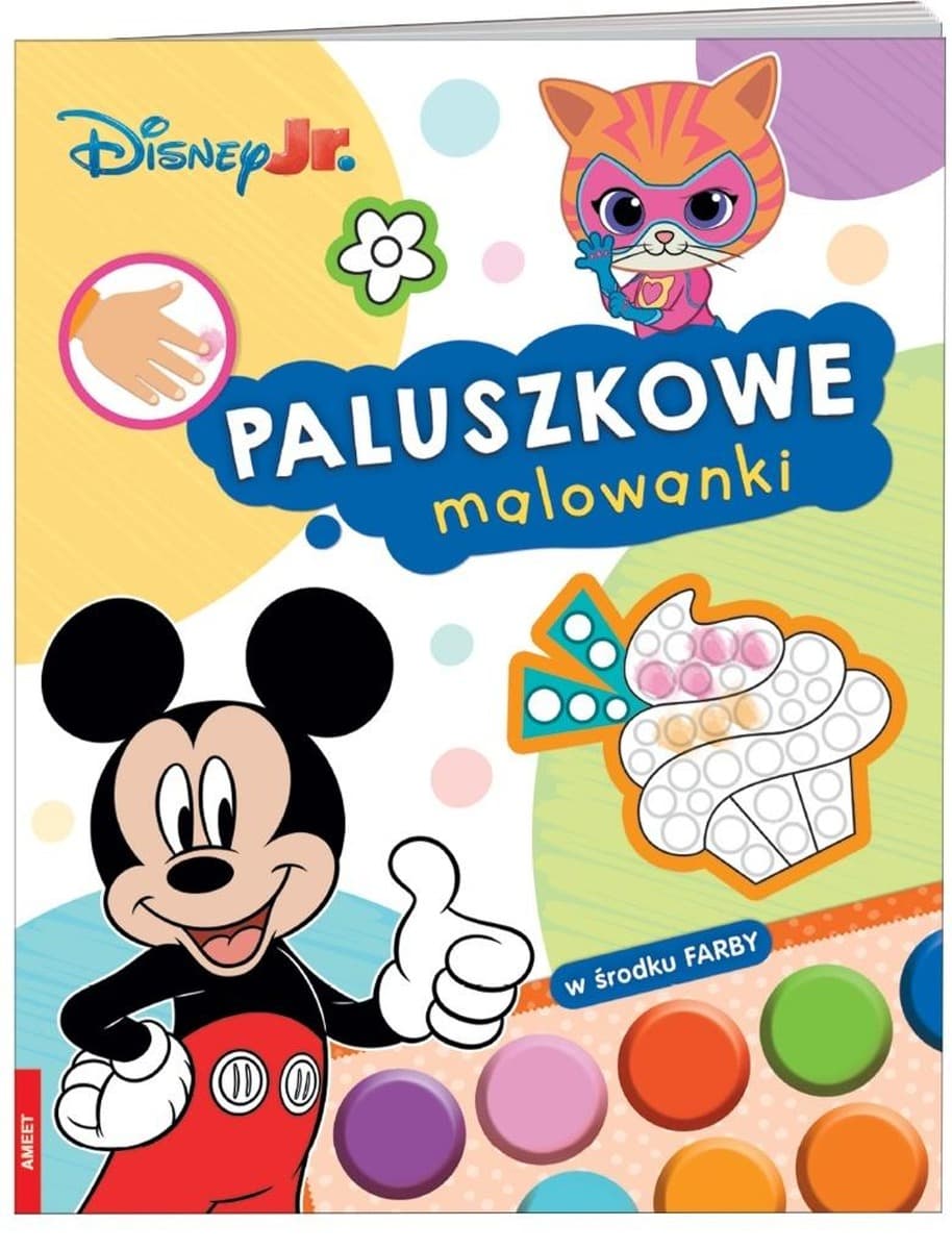 Disney Junior Paluszkowe Malowanki Książeczka Ameet