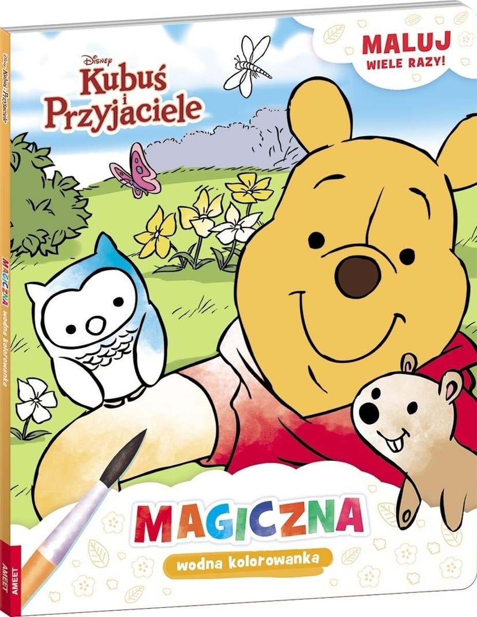 Disney Kubuś i Przyjaciele Magiczna Wodna Kolorowanka