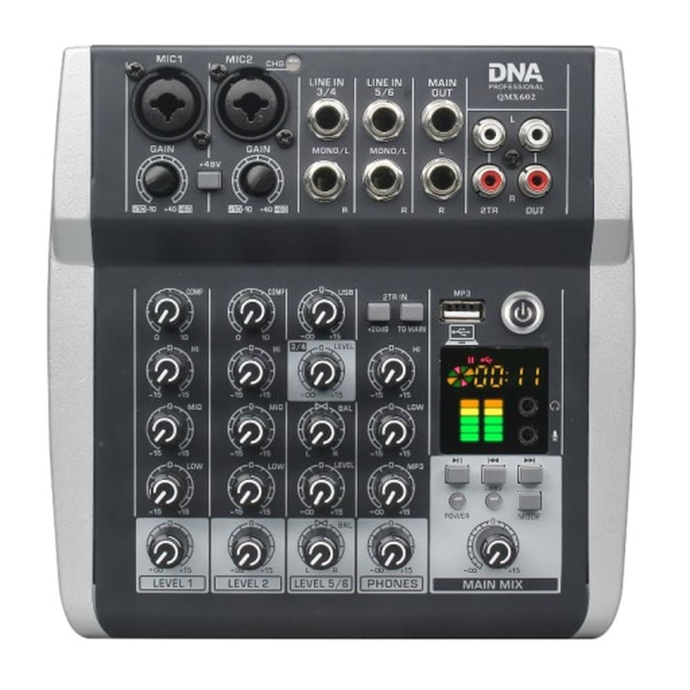 DNA QMX602 Mikser analogowy 6 kanałów