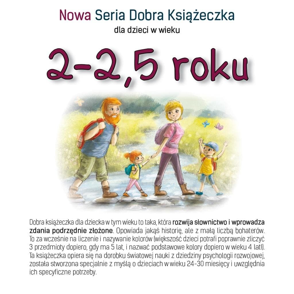 Dobra Książeczka dla Dzieci 2-2,5 roku Agnieszki Starok