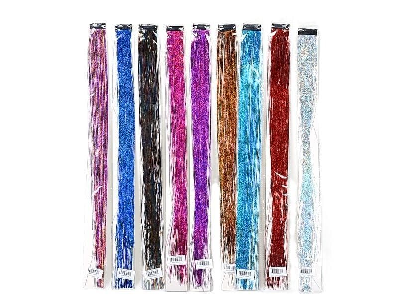 Doczepiane włosy dla dzieci - anielskie MIX kolorów długość 50 cm