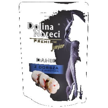 Dolina Noteci Premium Dorsza i Sardynki - Mokra Karma dla Kociąt - 85 g
