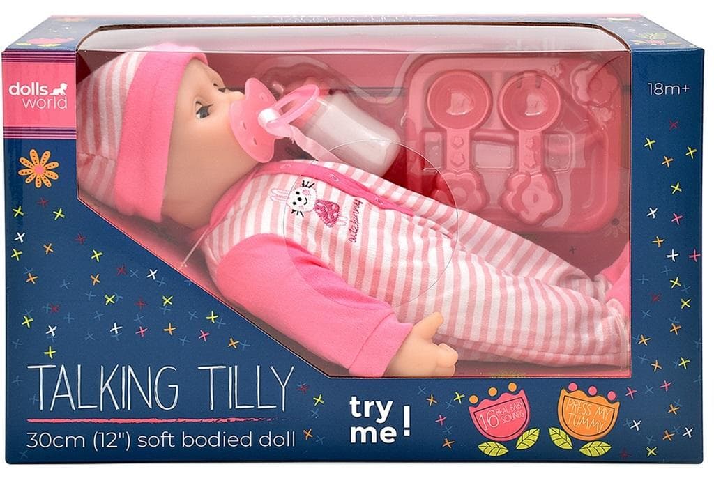 Lalka DollsWorld Tilly interaktywna 30 cm