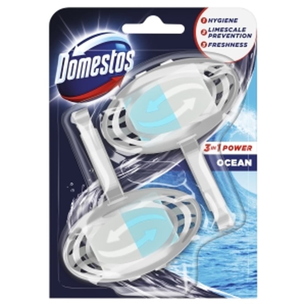 Domestos Kostka toaletowa 3w1 Ocean 2 x 35 g