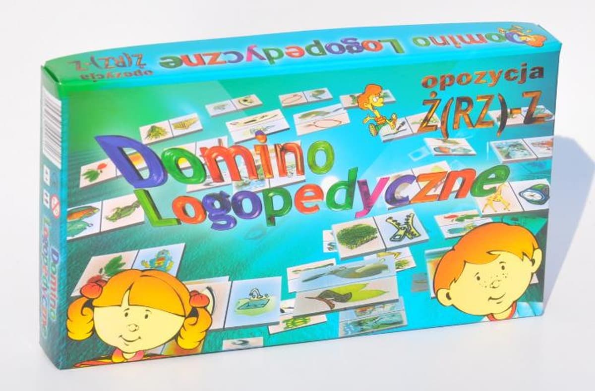 Domino logopedyczne do ćwiczeń głosek Ż (RZ) - Z SAMO-POL