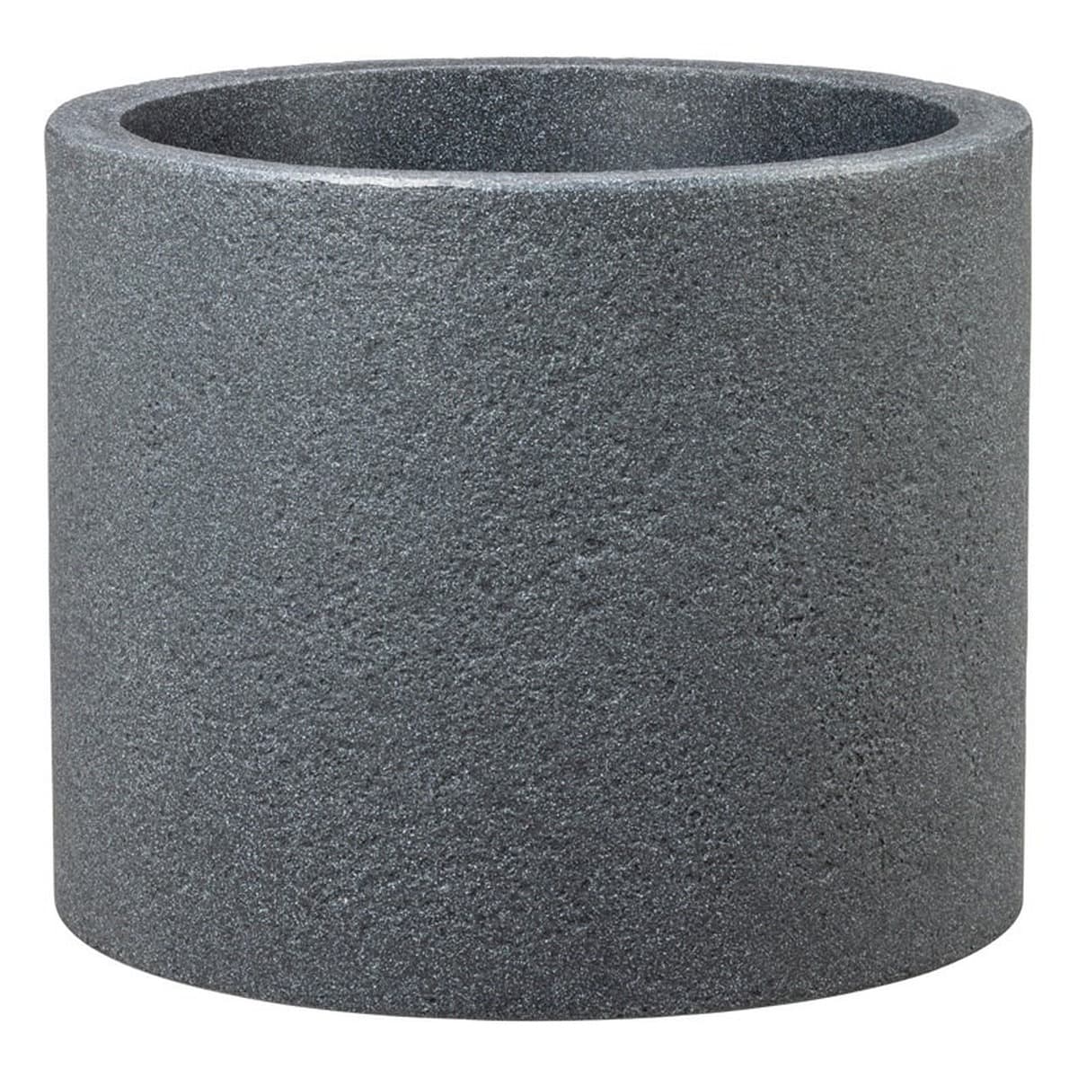 Doniczka plastikowa 130/50 czarny granit D50