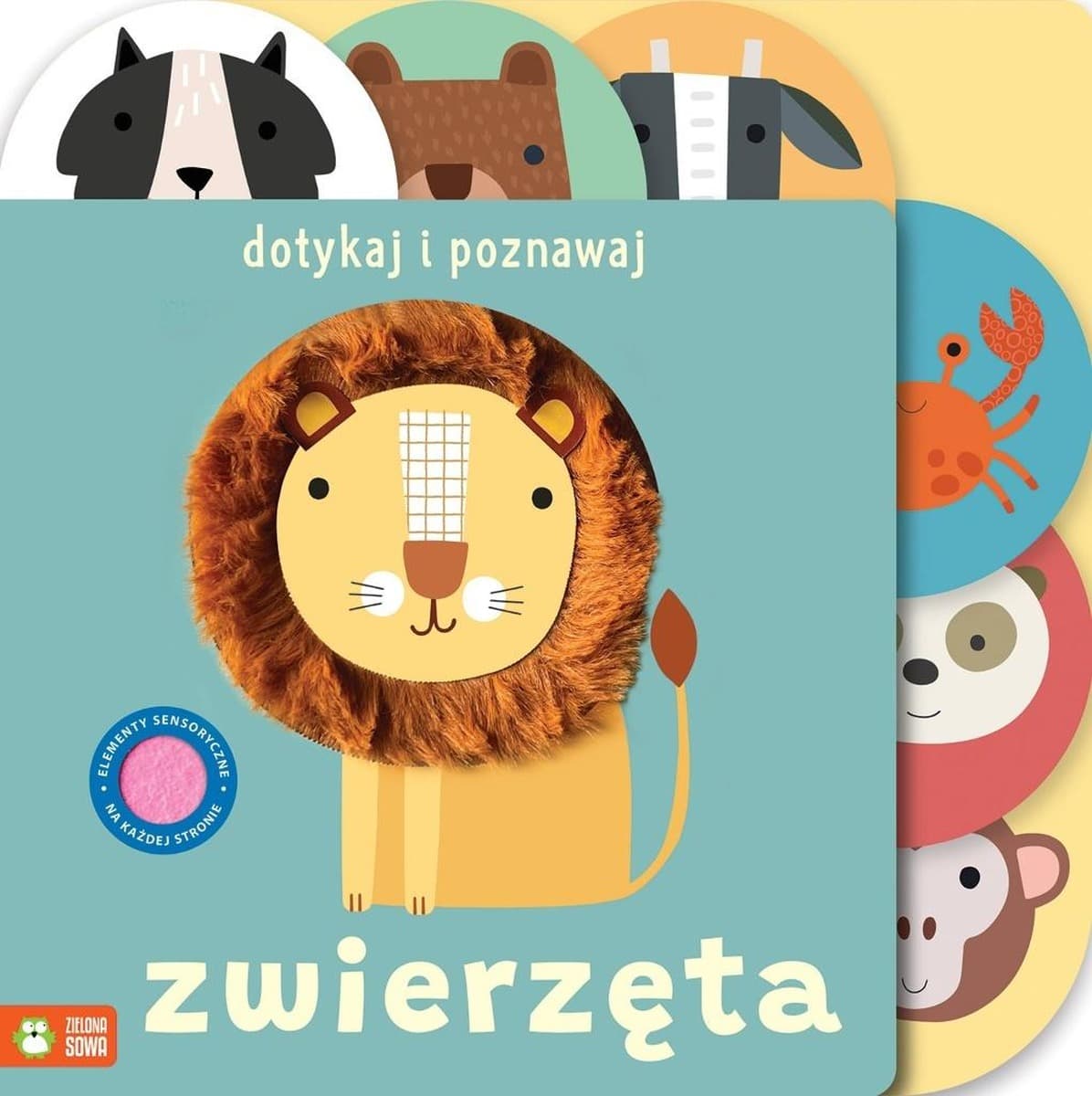 Dotykaj i poznawaj. Zwierzęta - książka sensoryczna dla dzieci