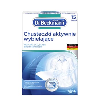 Dr. Beckmann Chusteczki Wybielające 15 szt.