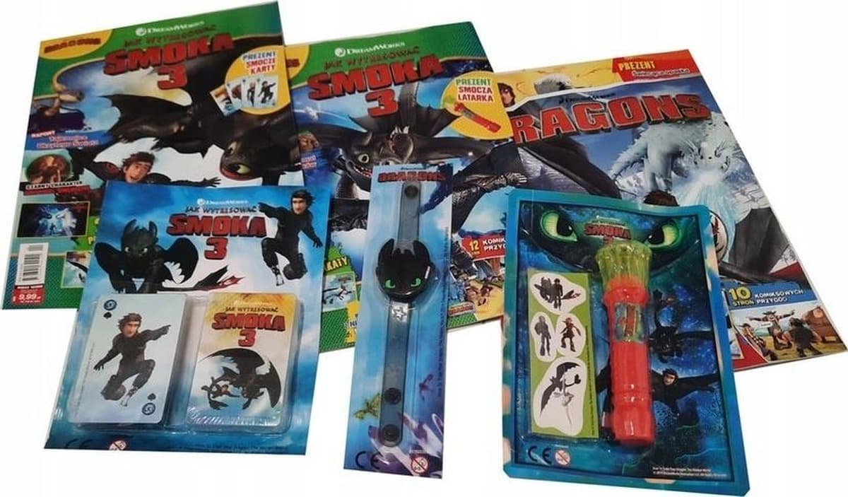 Dragons Jak wytresować smoka? Megazestaw 3 magazynów z zabawkami