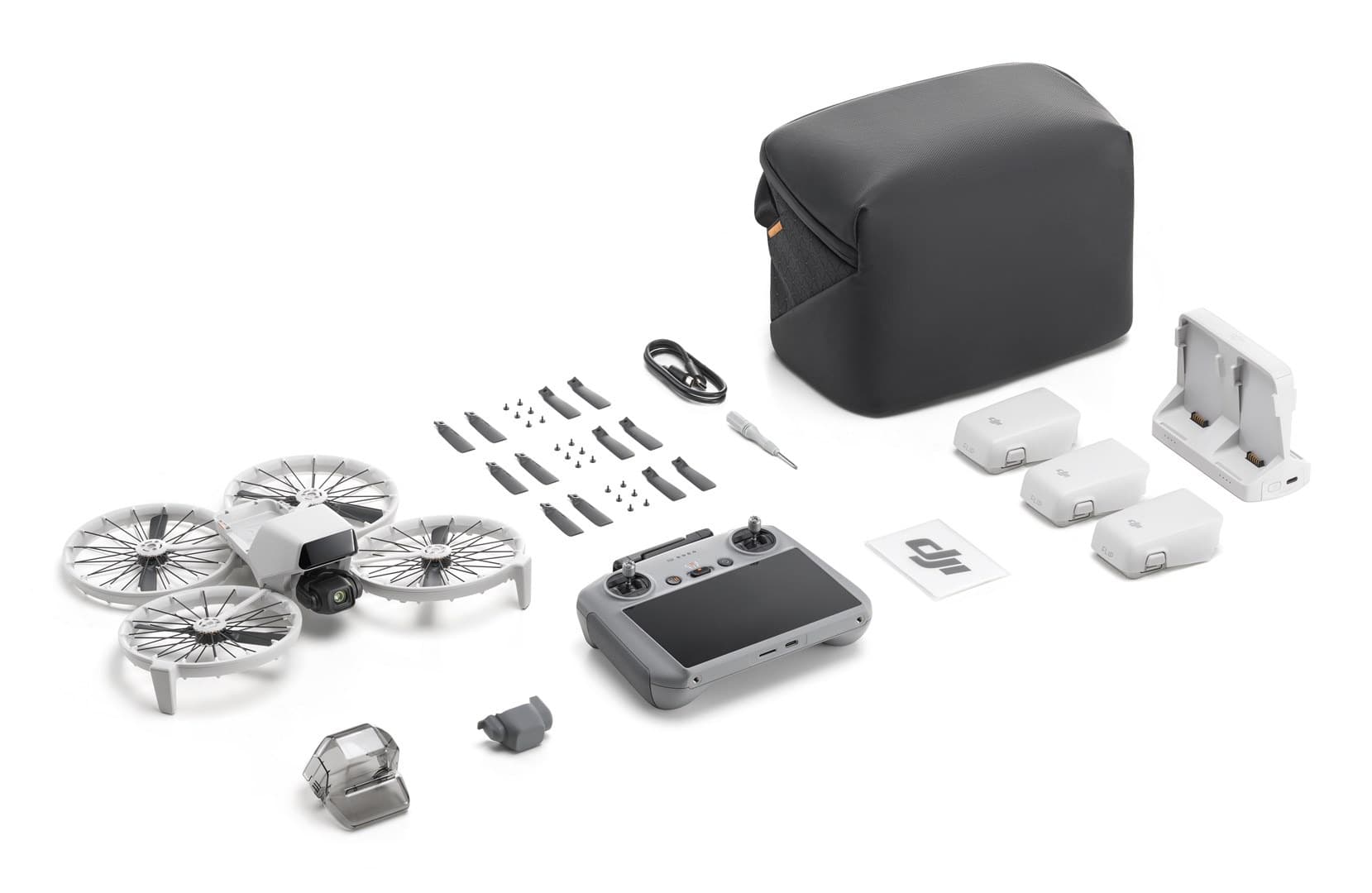 Dron DJI Flip z kamerą HDR 4K@60FPS i kontrolerem DJI RC 2